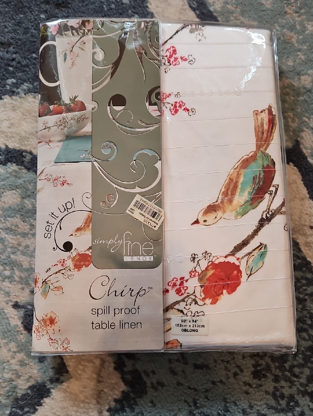 Chirp Spill Proof Table Cloth